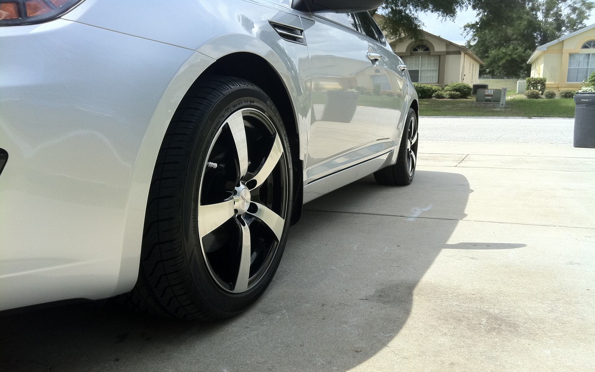 photo 1 Kia Optima custom wheels Ace Alloy Cinco 18x8.0, ET +40, tire size 225/45 R18. x ET 