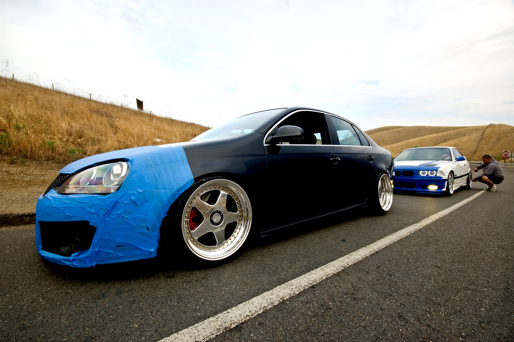 photo 4 Volkswagen Jetta custom wheels 18x9.5, ET +24, tire size 205/40 R18. 18x11.0 ET+20 225/40 R18