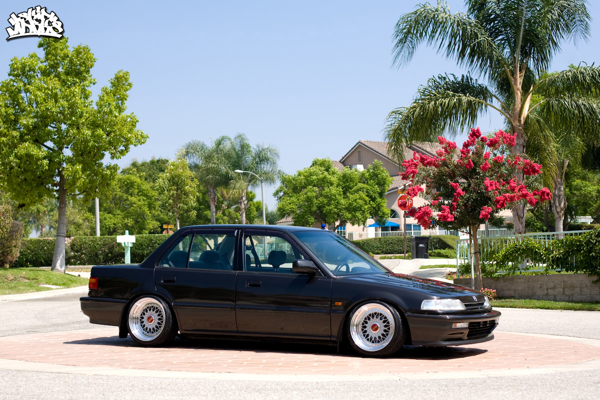photo 1 Honda Civic custom wheels BBS RS003 16x9.0, ET 0, tire size 195/40 R16. x ET