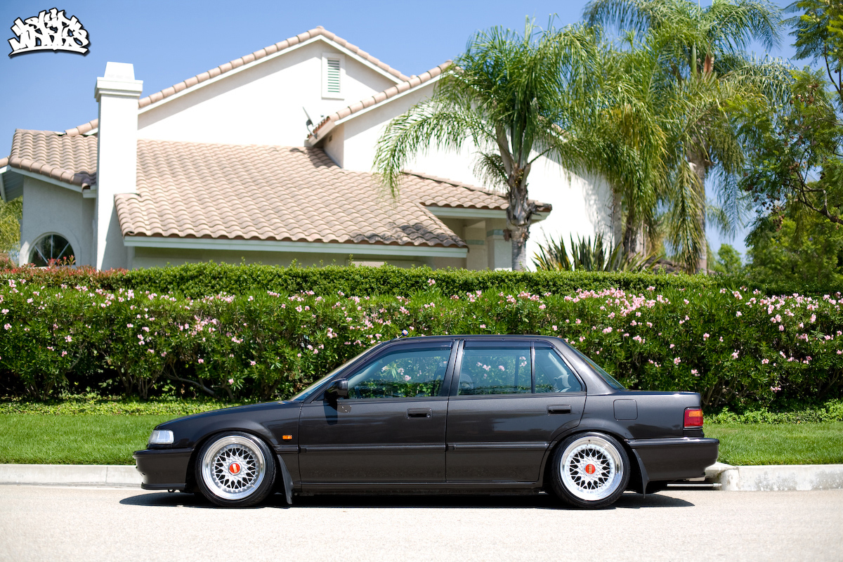 photo 8 Honda Civic custom wheels BBS RS003 16x9.0, ET 0, tire size 195/40 R16. x ET