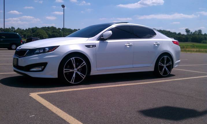 photo 2 Kia Optima custom wheels American Racing Villians 20x8.5, ET , tire size 225/35 R20. x ET