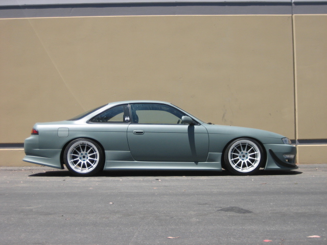 photo 1 Nissan S14 custom wheels Enkei NT03 RR 18x9.5, ET +12, tire size 225/40 R18. 18x9.5 ET+12 235/40 R18