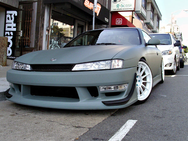 photo 2 Nissan S14 custom wheels Enkei NT03 RR 18x9.5, ET +12, tire size 225/40 R18. 18x9.5 ET+12 235/40 R18