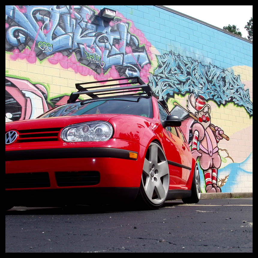 photo 8 Volkswagen Golf custom wheels Audi Euro A8L 18x8.5, ET +25, tire size 215/35 R18. 18x8.5 ET+20