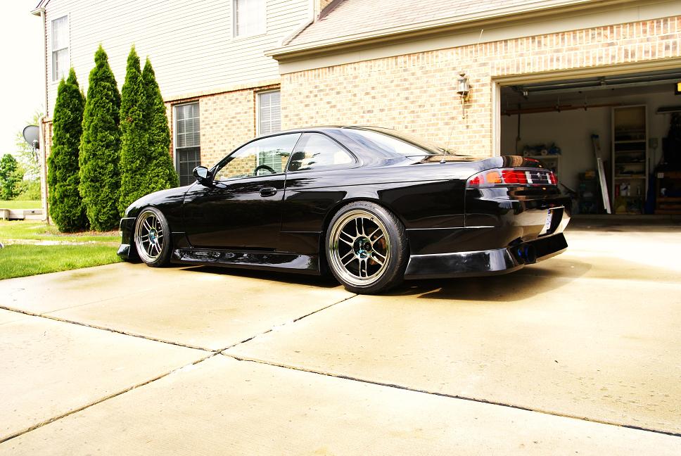 photo 4 Nissan S14 custom wheels Enkei RPF1 18x9.5, ET +15, tire size 225/40 R18. 18x10.5 ET+15 245/40 R18