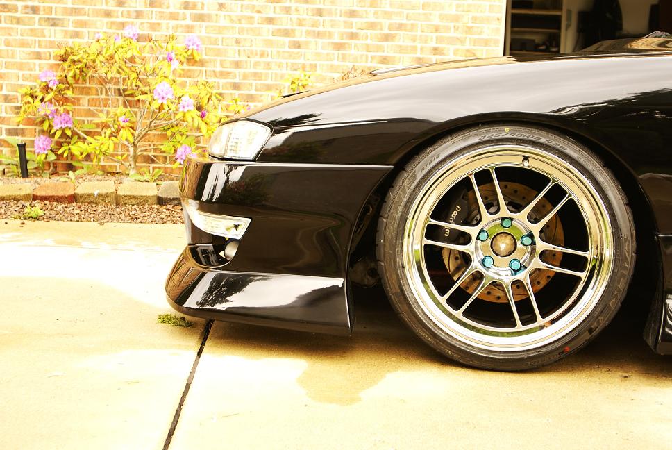 photo 5 Nissan S14 custom wheels Enkei RPF1 18x9.5, ET +15, tire size 225/40 R18. 18x10.5 ET+15 245/40 R18