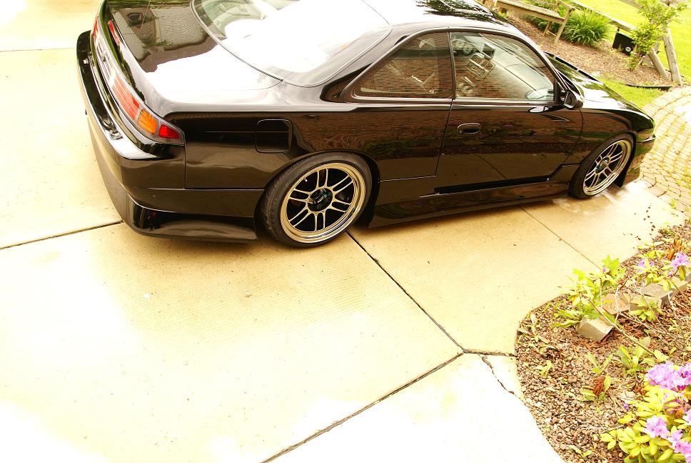 photo 7 Nissan S14 custom wheels Enkei RPF1 18x9.5, ET +15, tire size 225/40 R18. 18x10.5 ET+15 245/40 R18