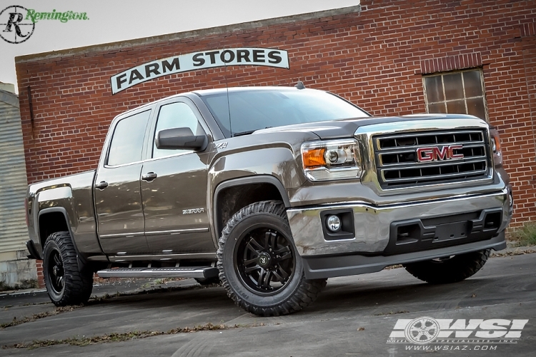 photo 1 GMC Sierra 1500 custom wheels Remington Trophy 18x, ET , tire size X R18. x ET 