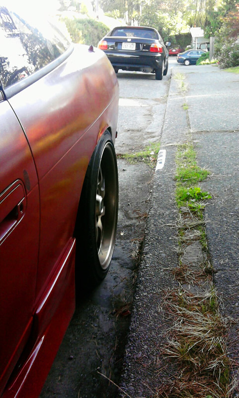 photo 1 Nissan S13 custom wheels Falken Hanabi 17x9.0, ET -5, tire size 205/45 R17. x ET 235/40 R