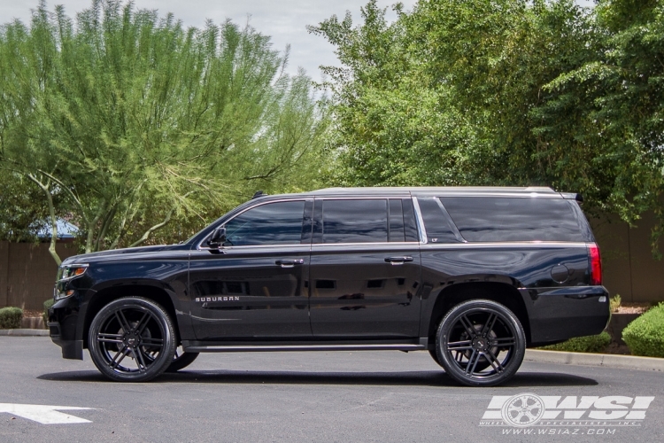 photo 1 Chevrolet Suburban 1500 custom wheels Gianelle Bologna 24x, ET , tire size X R24. x ET 