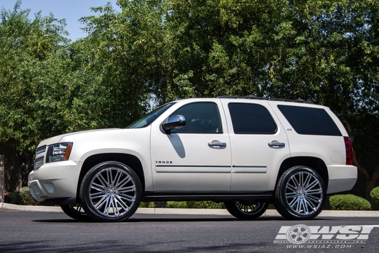 photo 1 Chevrolet Tahoe custom wheels Heavy Hitters HH12 24x, ET , tire size X R24. x ET 