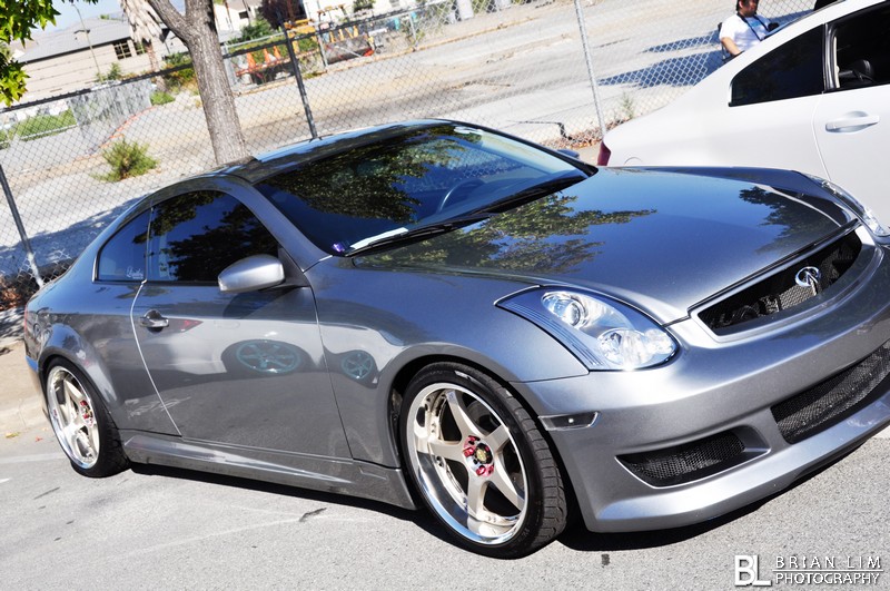 photo 5 Infiniti G35 custom wheels Rays Gramlights 57f pro 19x9.5, ET +7, tire size 245/40 R19. 19x10.5 ET+7 255/40 R19