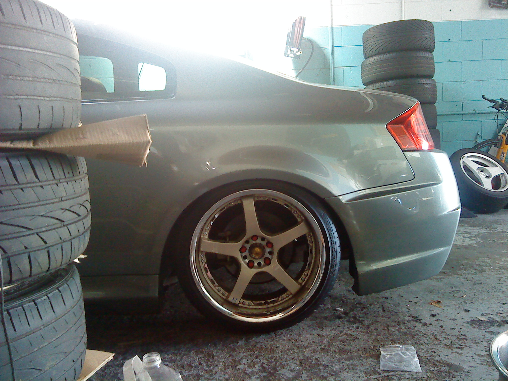 photo 6 Infiniti G35 custom wheels Rays Gramlights 57f pro 19x9.5, ET +7, tire size 245/40 R19. 19x10.5 ET+7 255/40 R19