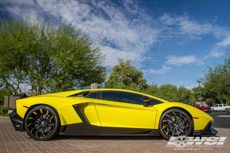 photo 1 Lamborghini Aventador custom wheels Forgiato Navaja-ECX 20x, ET , tire size X R20. x ET