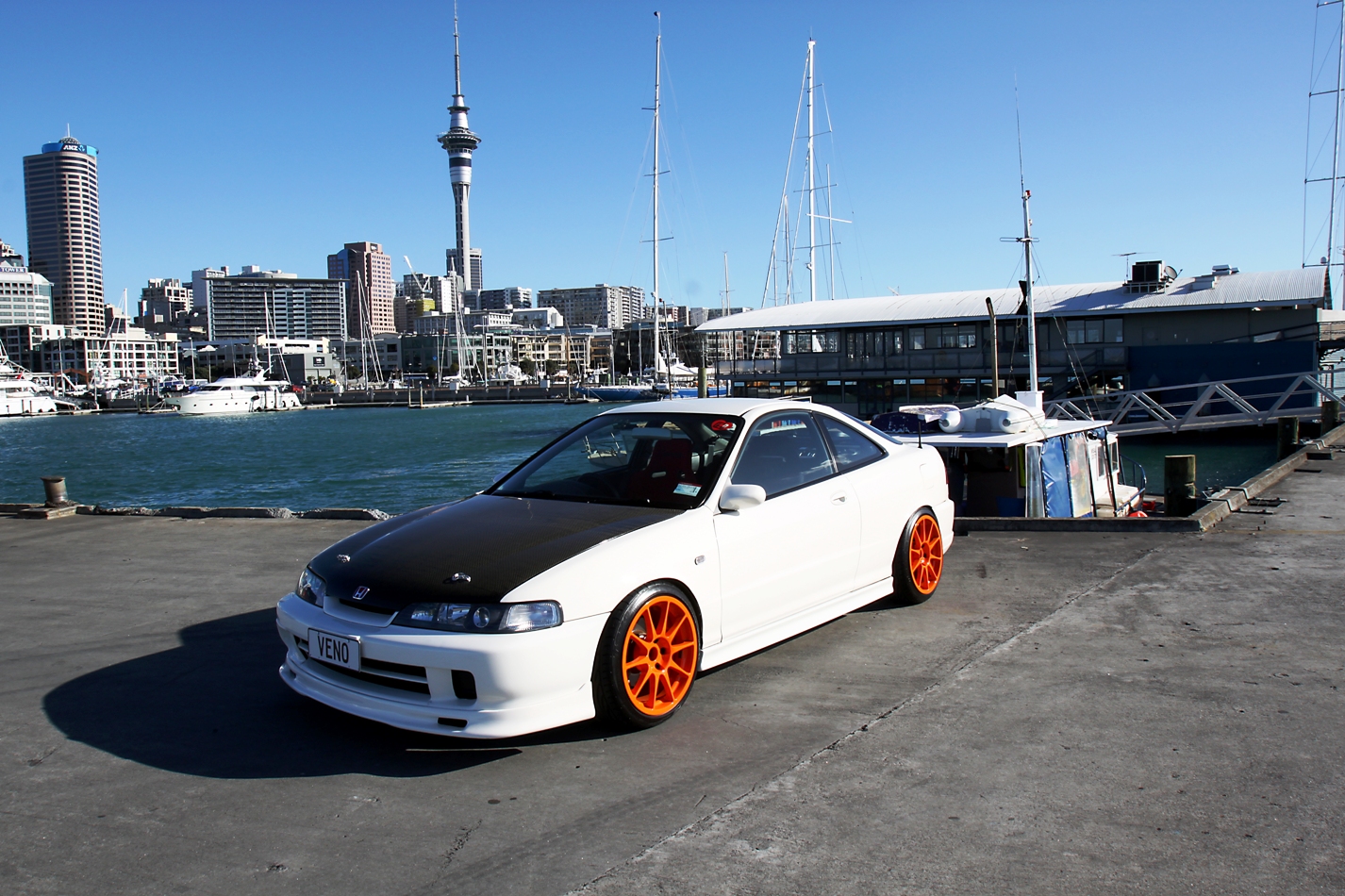 photo 1 Acura Integra custom wheels Enkei TARMAC 17x8.5, ET +15, tire size 215/40 R17. x ET 