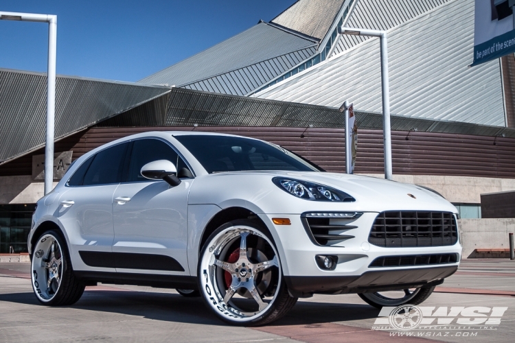 photo 1 Porsche Macan custom wheels Forgiato Quinto 24x, ET , tire size X R24. x ET