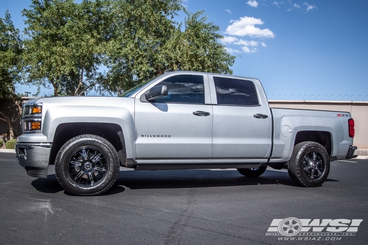 photo 1 Chevrolet Silverado 1500 custom wheels Enkei Grab-6 18x, ET , tire size X R18. x ET 