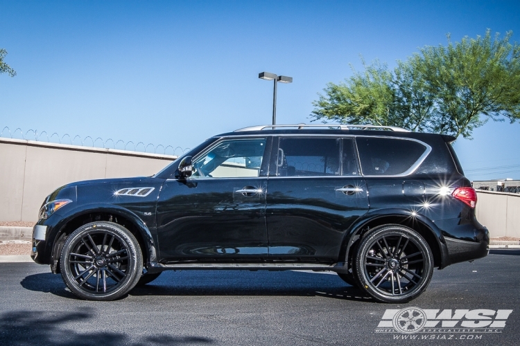 photo 1 Infiniti QX80 custom wheels Koko Kuture Massa-7 24x, ET , tire size X R24. x ET 