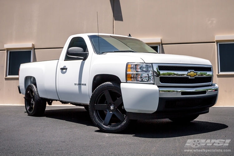 photo 1 Chevrolet Silverado 1500 custom wheels Black Rhino Everest 22x, ET , tire size X R22. x ET 