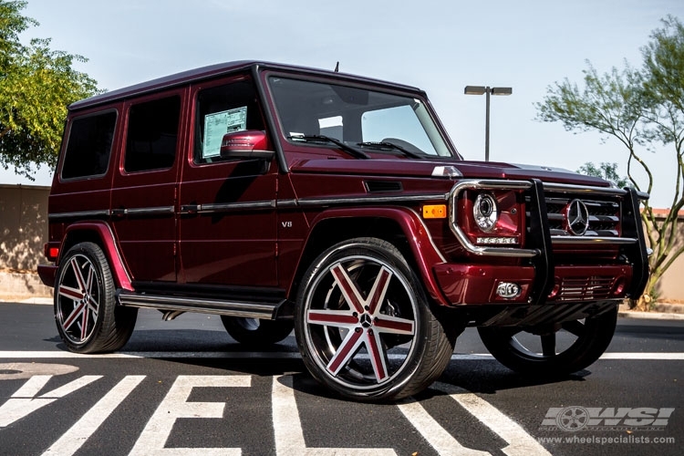 photo 1 Mercedes-Benz G-Class custom wheels Giovanna Dramuno-6 24x, ET , tire size X R24. x ET 