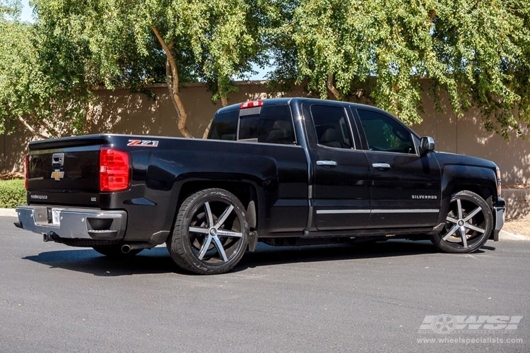 photo 1 Chevrolet Silverado 1500 custom wheels Lexani R-6 22x, ET , tire size X R22. x ET 