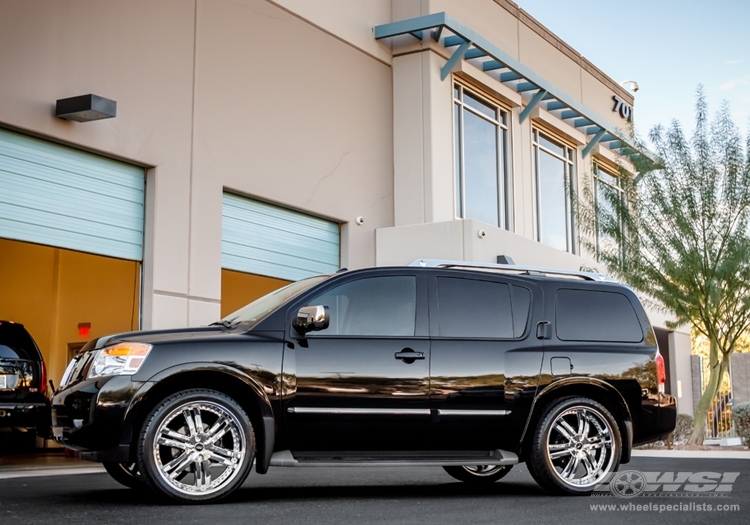 photo 1 Nissan Armada custom wheels Avenue A607 24x, ET , tire size X R24. x ET 
