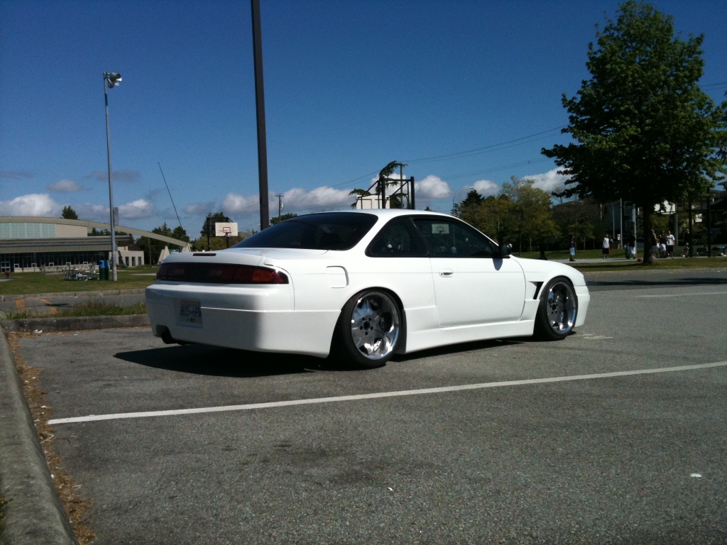photo 11 Nissan S14 custom wheels Work Wheels ls 207 18x10.0, ET 0, tire size 235/40 R18. 18x11.0 ET0 265/35 R18