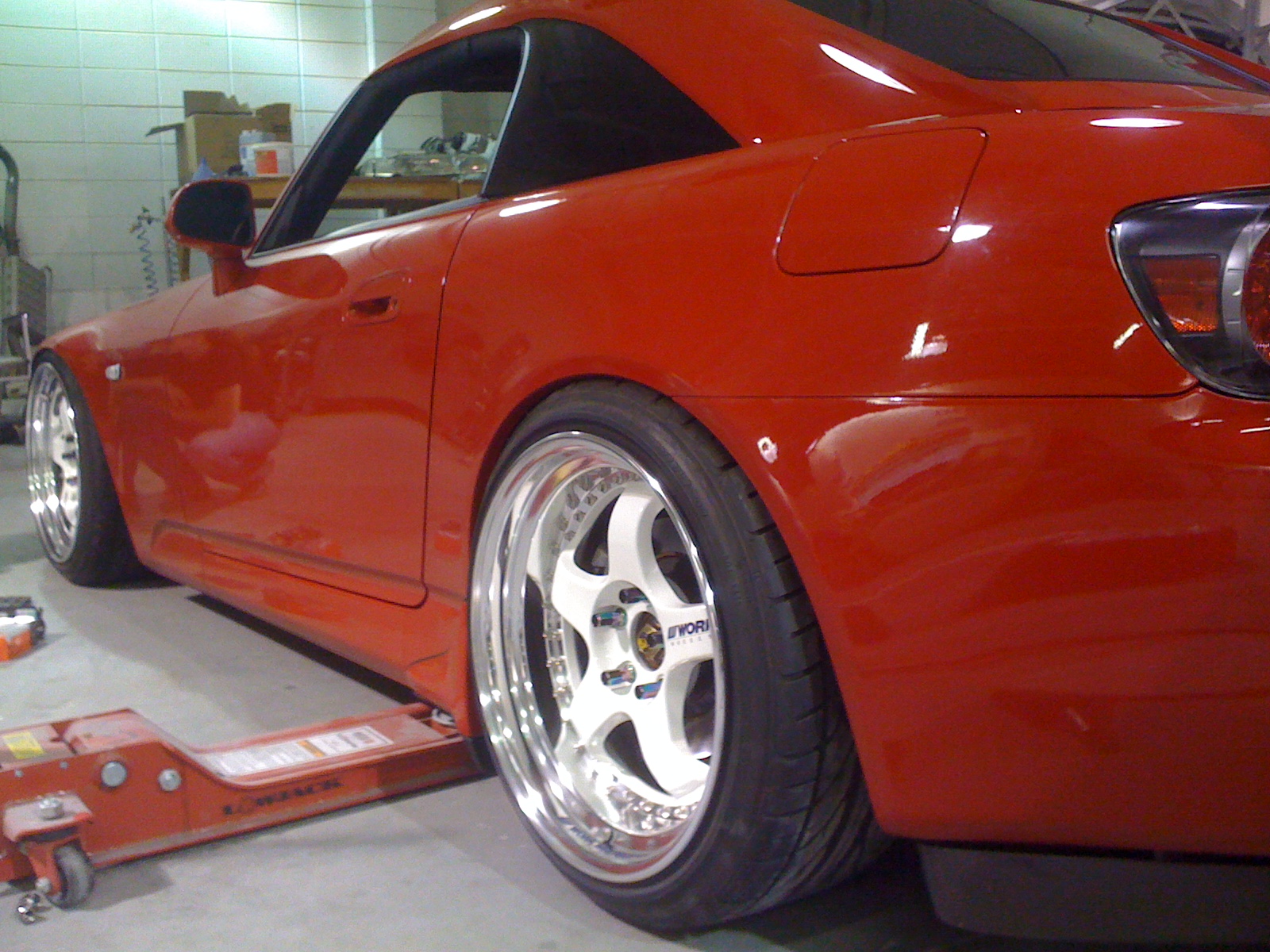 photo 7 Honda S2000 custom wheels WORK MEISTERS 18x9.5, ET +37, tire size 225/40 R18. 18x10.5 ET+37 255/35 R18