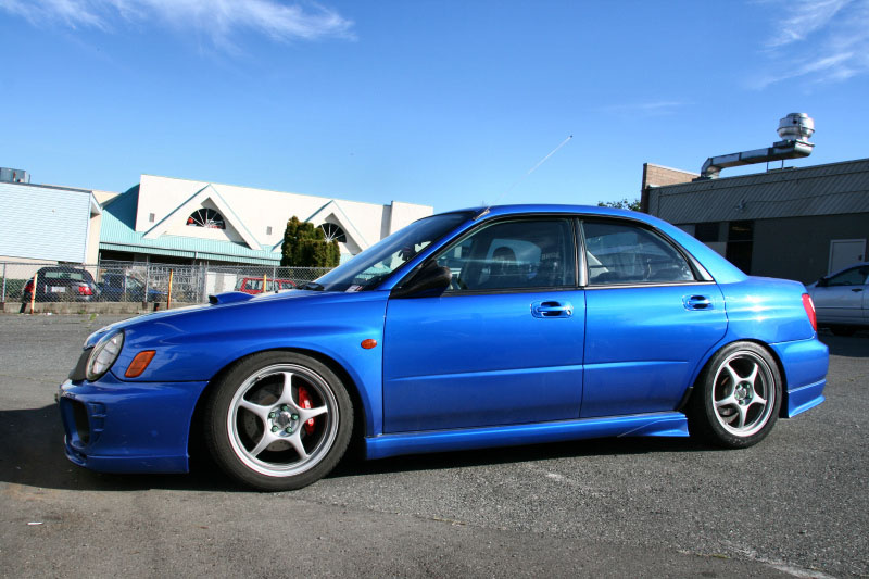 photo 1 Subaru Impreza WRX custom wheels Enkei RP02 17x7.5, ET +28, tire size 225/45 R17. x ET 