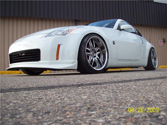 photo 6 Nissan 350Z custom wheels volk  19x10.5, ET +4, tire size 235/35 R19. 19x10.5 ET-11 