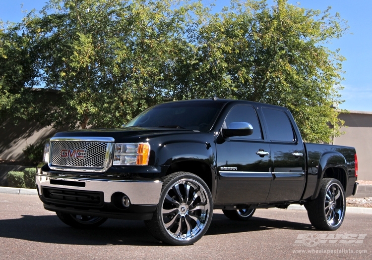 photo 1 GMC Sierra 2500HD custom wheels Forgiato Inferno 26x, ET , tire size X R26. x ET 