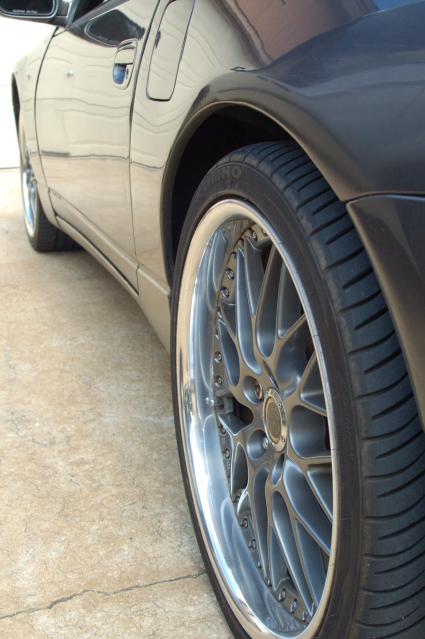photo 3 Nissan 300ZX 2-seat custom wheels Enkei Aegis 19x8.5, ET +44, tire size 245/35 R19. 19x9.5 ET+45 275/30 R19