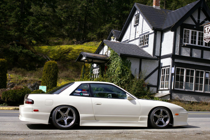 photo 1 Nissan S13 custom wheels Rays Engineering Gram Lights T57-RC 17x9.0, ET +9, tire size 215/40 R17. 18x9.5 ET+9 215/40 R18