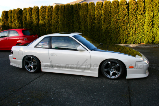 photo 6 Nissan S13 custom wheels Rays Engineering Gram Lights T57-RC 17x9.0, ET +9, tire size 215/40 R17. 18x9.5 ET+9 215/40 R18