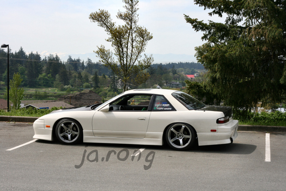 photo 8 Nissan S13 custom wheels Rays Engineering Gram Lights T57-RC 17x9.0, ET +9, tire size 215/40 R17. 18x9.5 ET+9 215/40 R18