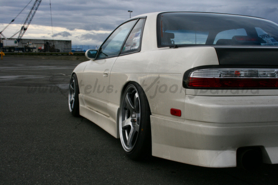photo 9 Nissan S13 custom wheels Rays Engineering Gram Lights T57-RC 17x9.0, ET +9, tire size 215/40 R17. 18x9.5 ET+9 215/40 R18