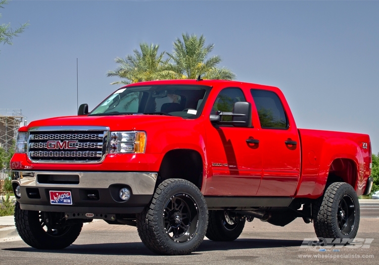 photo 1 GMC Sierra 2500HD custom wheels Hostile Havoc-8 20x, ET , tire size X R20. x ET