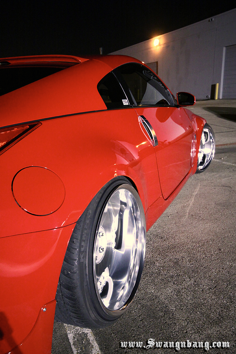 photo 4 Nissan 350Z custom wheels Work Euroline DH 19x10.0, ET -9, tire size 225/35 R19. 19x11.0 ET-21 235/35 R19