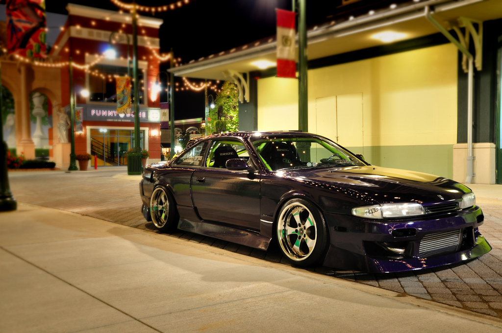 photo 1 Nissan S14 custom wheels 18x10.0, ET -5, tire size 235/40 R18. 18x11.5 ET-5 265/35 R18