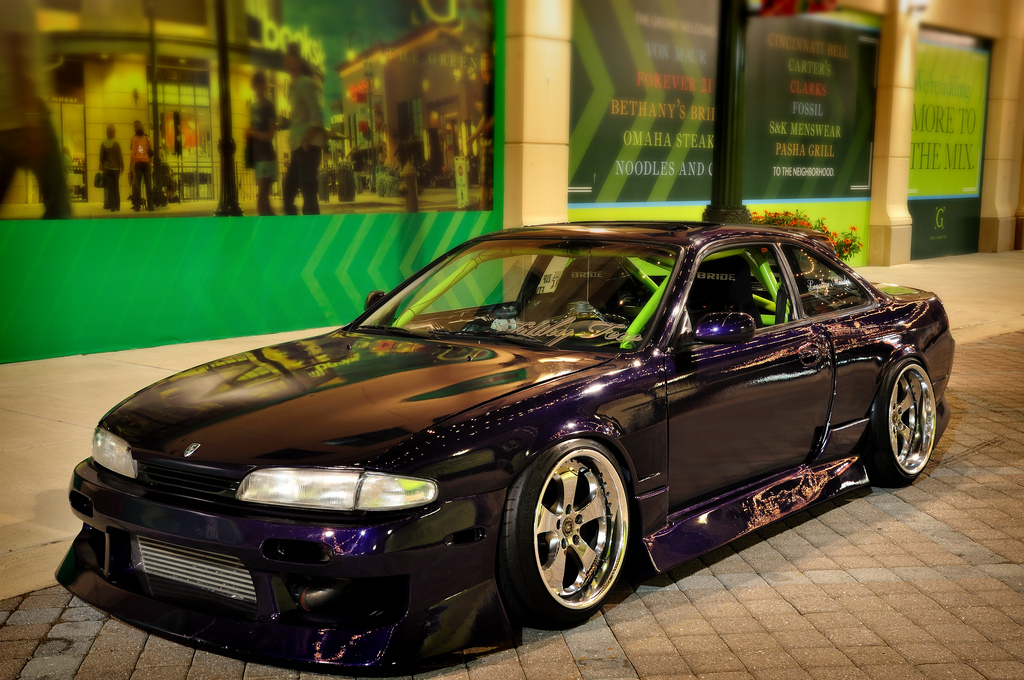 photo 4 Nissan S14 custom wheels 18x10.0, ET -5, tire size 235/40 R18. 18x11.5 ET-5 265/35 R18