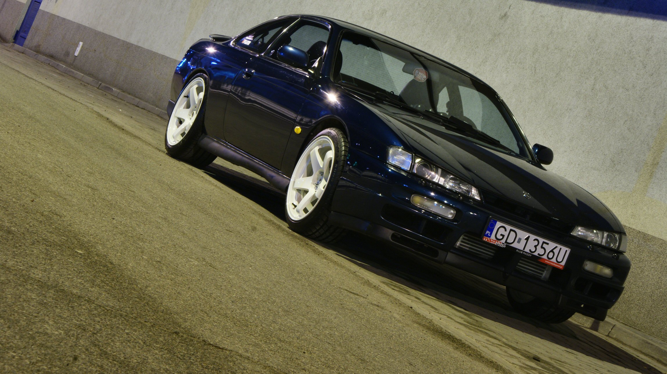photo 3 Nissan S14 custom wheels Rota P45R 18x9.5, ET +25, tire size 235/40 R18. 18x9.5 ET+30 255/35 R18