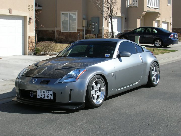 photo 2 Nissan 350Z custom wheels motegi touges 17x9.0, ET +19, tire size 235/45 R17. 18x10.0 ET-13 275/35 R18