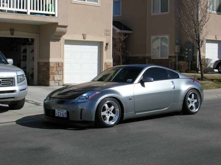 photo 4 Nissan 350Z custom wheels motegi touges 17x9.0, ET +19, tire size 235/45 R17. 18x10.0 ET-13 275/35 R18