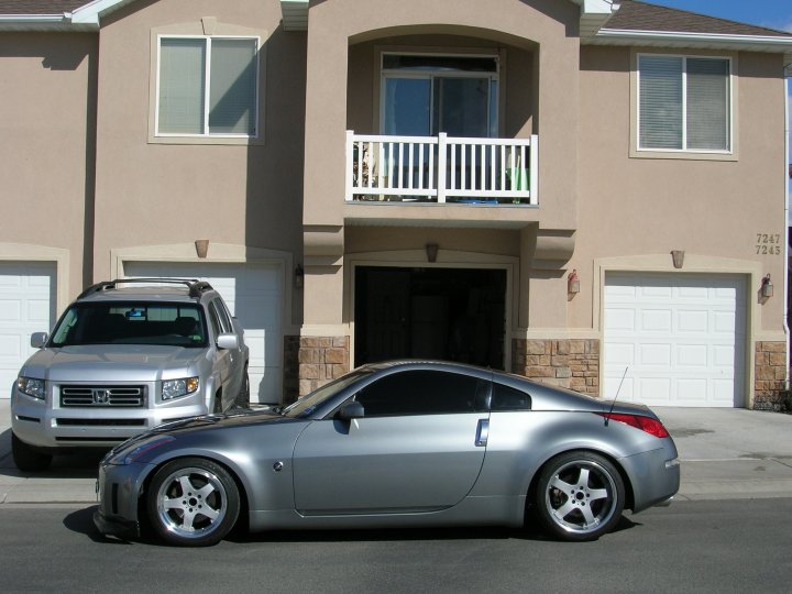 photo 5 Nissan 350Z custom wheels motegi touges 17x9.0, ET +19, tire size 235/45 R17. 18x10.0 ET-13 275/35 R18