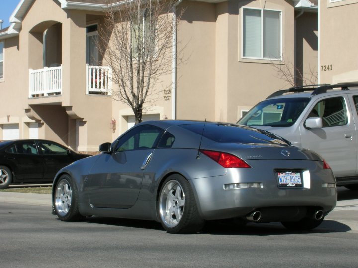 photo 6 Nissan 350Z custom wheels motegi touges 17x9.0, ET +19, tire size 235/45 R17. 18x10.0 ET-13 275/35 R18