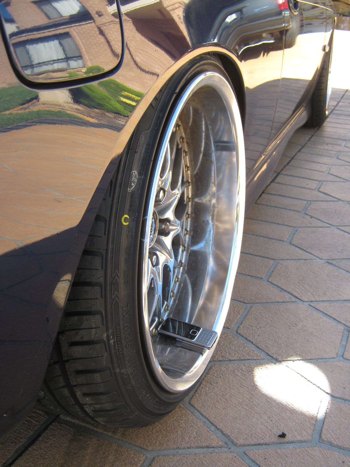 photo 1 Nissan S14 custom wheels Work Rezax 18x9.0, ET +9, tire size 225/40 R18. 18x10.0 ET+7 