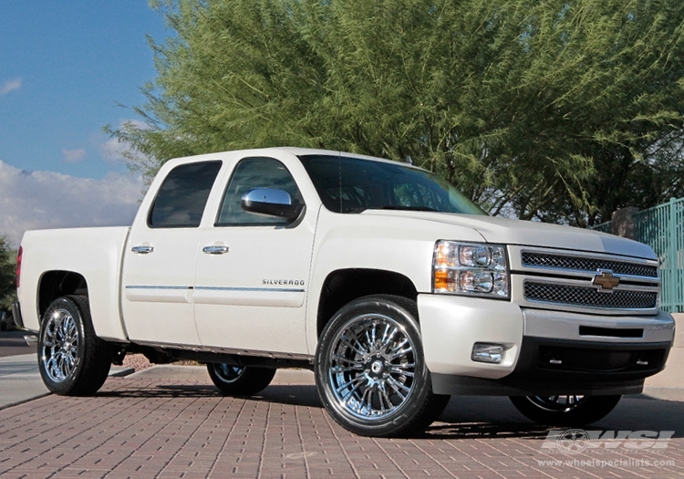 photo 1 Chevrolet Silverado 1500 custom wheels Duior DF-312 22x, ET , tire size X R22. x ET 