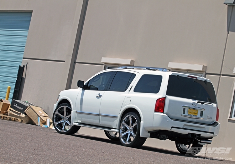 photo 1 Infiniti QX56 custom wheels Giovanna Dalar-6V 24x, ET , tire size X R24. x ET 
