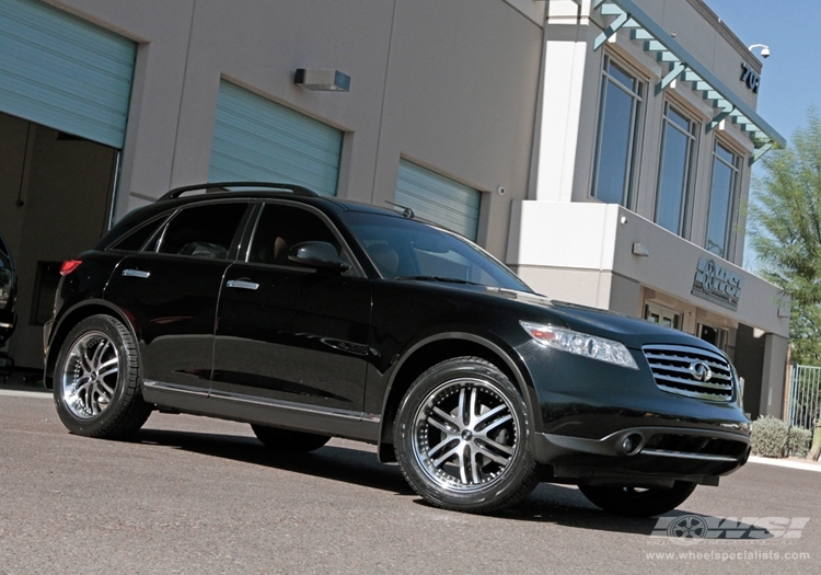 photo 1 Infiniti FX45 custom wheels Avenue A607 20x, ET , tire size X R20. x ET 