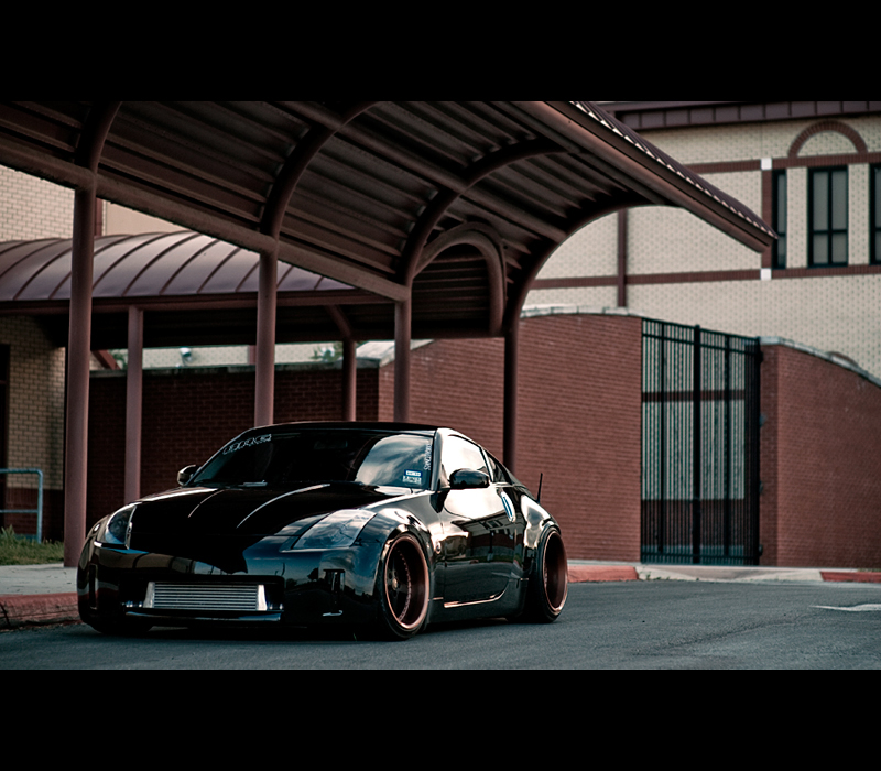 photo 1 Nissan 350Z custom wheels Work Equips 18x10.0, ET -3, tire size 225/40 R18. 18x12.0 ET-3 275/35 R18